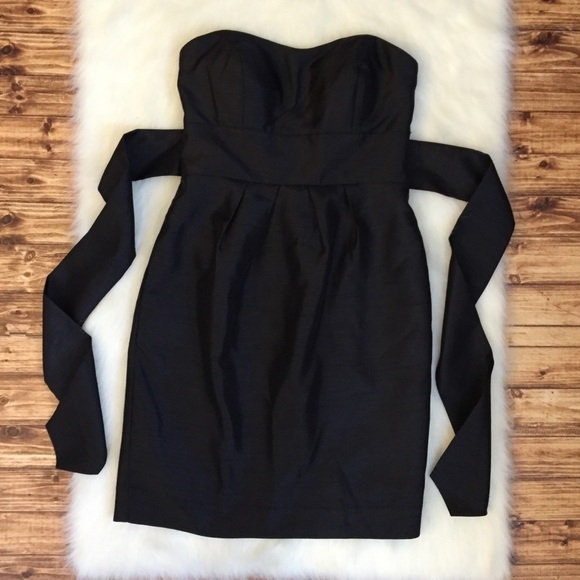 Jenny Yoo Strapless Front Tie Mini Dress - Picture 9 of 9